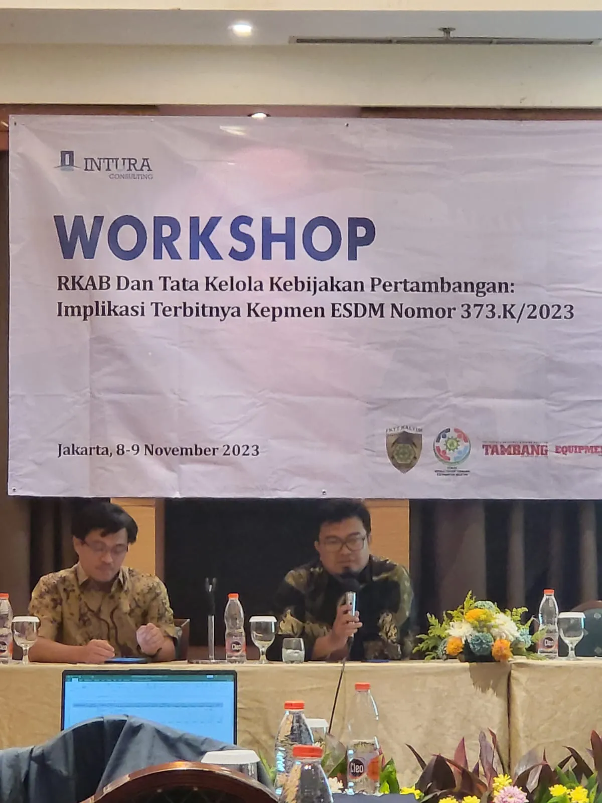 Pembicara Pada Acara Bintek Majalah Tambang di Jakarta