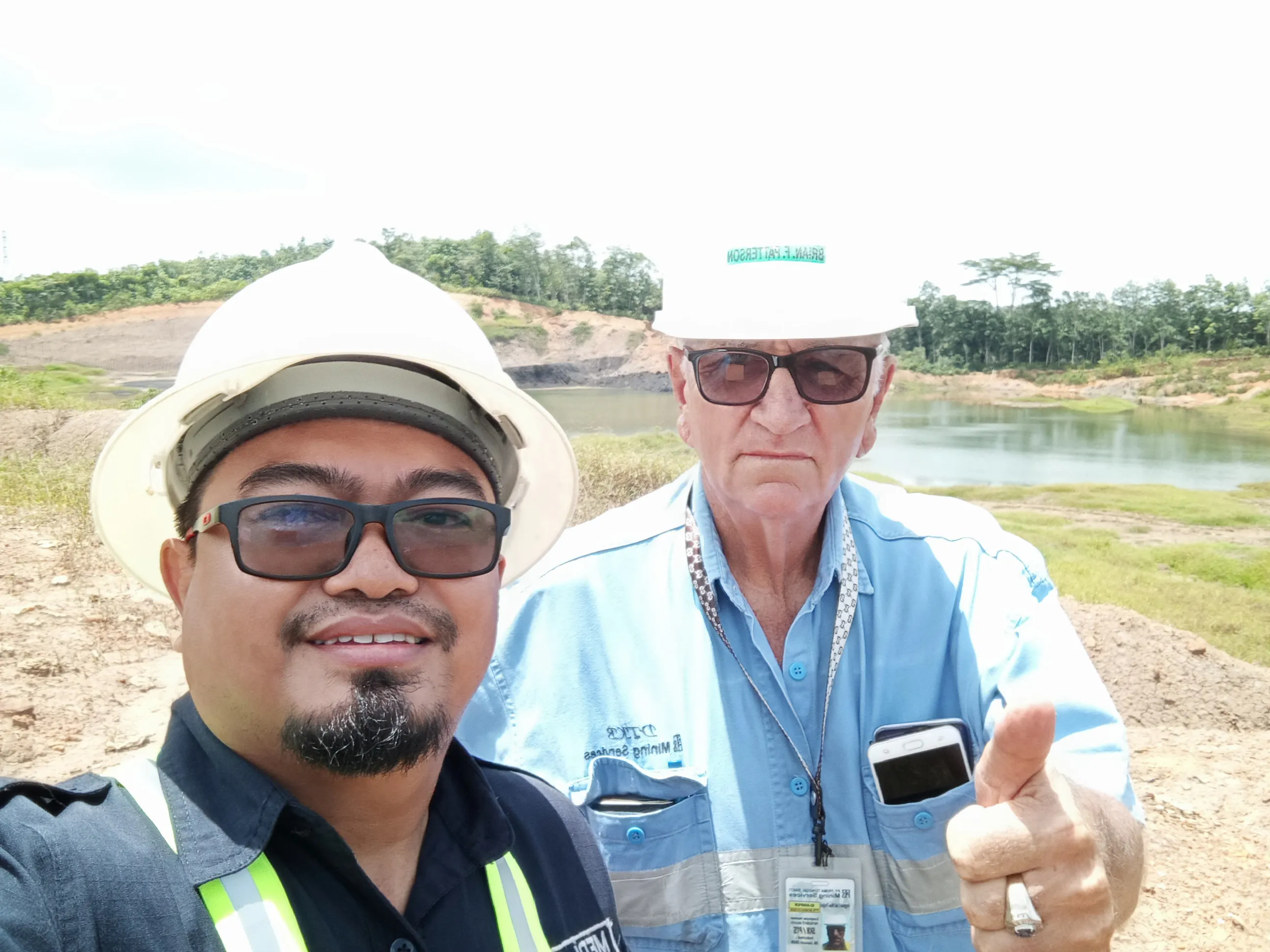 Pendampingan dengan Calon Kontraktor Tambang ke area PIT Tambang